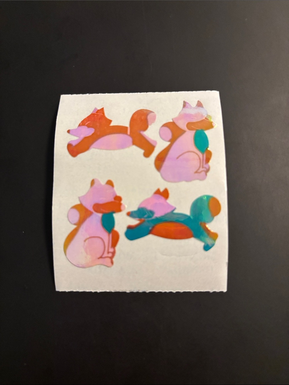 Cotrin Fox Pearly Sticker Mod Vintage 80's